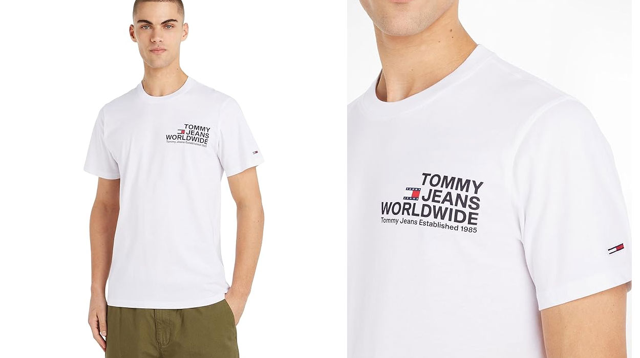 Amazon rebaja a lo loco esta camiseta Tommy Jeans de algodón que sienta como un guante