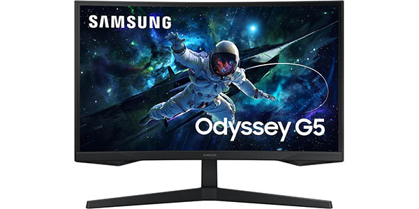 Chollo Monitor curvo gaming Samsung Odyssey G5 de 27″ WQHD por sólo 187,60€ con envío gratis (-33%)