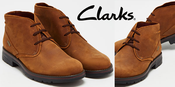 Chollo Botines Clarks Morris Peak II para hombre por sólo 56,90€ (-68%)