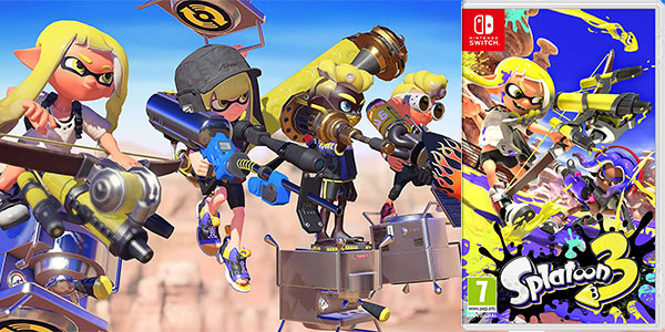 Chollazo Splatoon 3 para Nintendo Switch por sólo 42,14€ con envío gratis (14% de descuento)