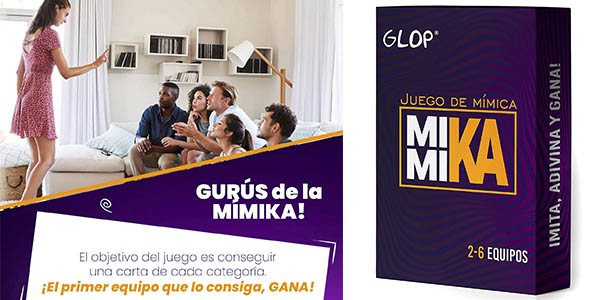 Chollo Juego Glop Mimika – Pon a prueba tu habilidad para la mímica por solo 12,99€ (-13%)