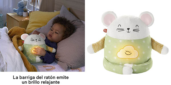 Chollo Ratoncito peluche Fisher-Price medita conmigo con luces relajantes por solo 9€ (-71%)