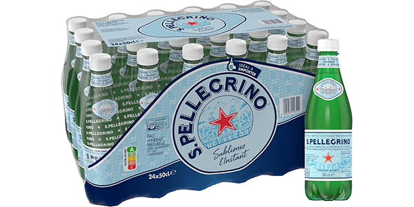 Chollo Pack Agua San Pellegrino 24 botellas (12 litros) por sólo 16,77€ con envío gratis (31% de descuento)