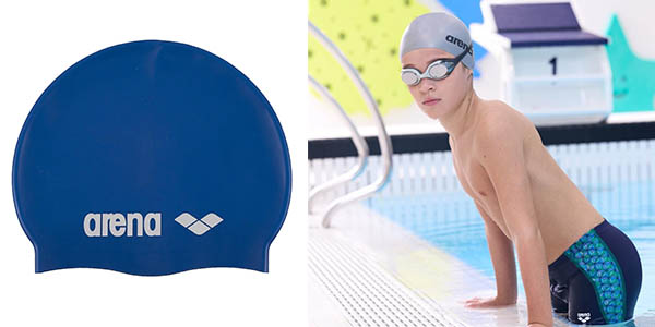 Chollo Gorro de natación Arena Classic Silicone para niños por sólo 1,99€ (78% de descuento)