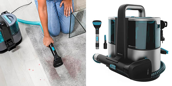 Chollo Aspirador Cecotec Conga Carpet&Spot Clean para tapicerías por solo 89,56€ con envío gratis