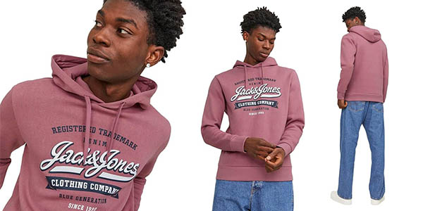 Amazon tira el precio de esta sudadera Jack & Jones Essentials Logo y puede ser tuya por menos de 13 euretes