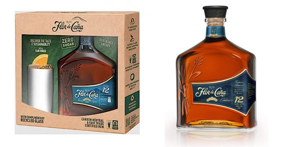 Chollo Ron Flor de Caña Gran Reserva (12 años) de 70 cl por sólo 22,99€ (-20%)