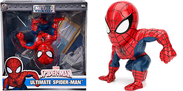 Chollo Figura metálica Ultimate Spider-Man de 15 cm por sólo 10€ (-64%)