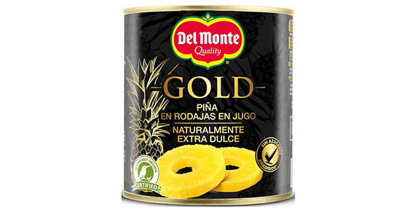 Esta jugosa y riquísima piña en lata Del Monte Gold está en Alcampo a precio de auténtica ganga