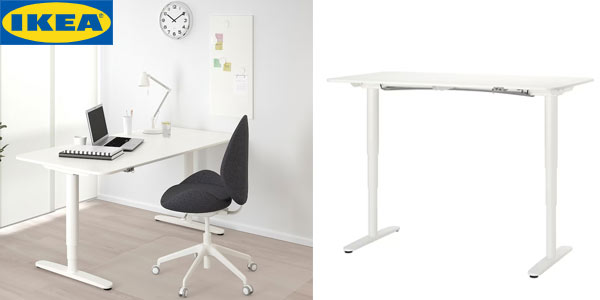 Chollo Escritorio elevable Ikea BEKANT por sólo 299€ (-45%)