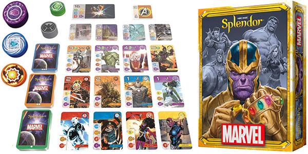 Chollo Juego de mesa Splendor Marvel por sólo 24,99€ con envío gratis (-38%)