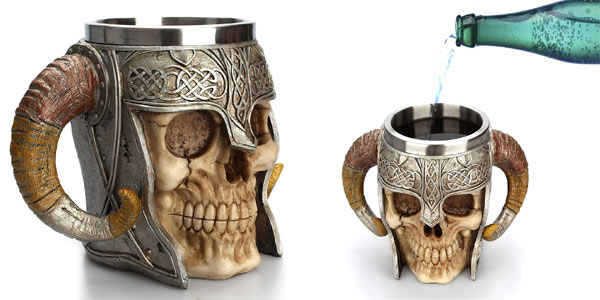 Chollo Jarra con calavera vikinga WIKEA de 400 ml por sólo 17,84€ (-15%) ¡Top ventas!