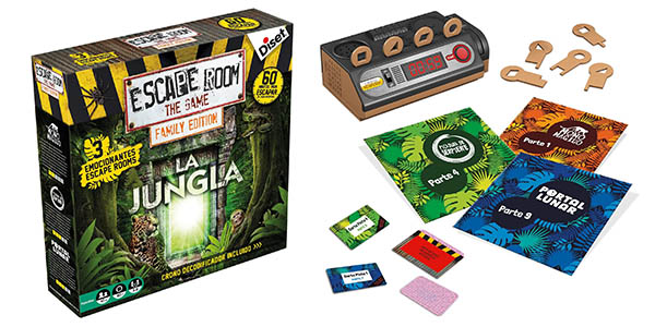 Chollo Juego Escape Room Family La Jungla de Diset por solo 20,07€ (33% de descuento)