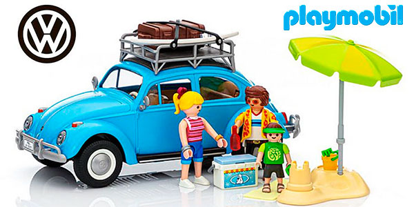 Chollo Set Volkswagen Beetle de Playmobil con 3 figuras por sólo 25€ (-38%)