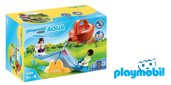 Chollo Balancín acuático con regadera Playmobil 1,2,3 Aqua por solo 15€ (46% de descuento)