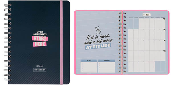 Chollo Agenda 2024 Mr.Wonderful “My big achievements start here” por solo 5,80€ (51% de descuento)