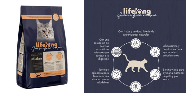 Chollo Alimento seco Lifelong para gatos sénior de 3 kg por sólo 8,19€ ¡Top ventas!