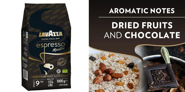 Chollo Café en grano Lavazza Espresso Maestro 1 kg por sólo 18,39€ (-20%) ¡Top ventas!