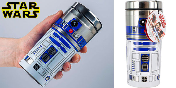 Chollo Taza de viaje Star Wars R2-D2 de 450 ml por sólo 9,99€ (-57%)