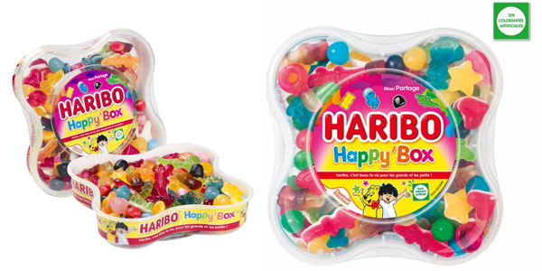 Chollo Caja de gominolas Haribo Happy Box de 600 g por sólo 5,95€ (-17%)