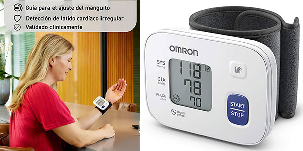 Chollo Tensiómetro de muñeca automático Omron RS1 por sólo 24,70€ (-18%)