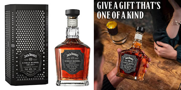 Chollo Botella de Whiskey Jack Daniel’s Single Barrel Select Tennessee en estuche metálico de regalo por solo 34,95€ con envío gratis (-24%)