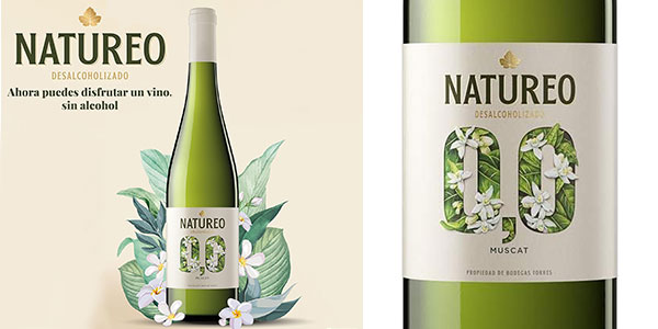 Chollo Flash: Vino blanco sin alcohol Natureo de 750 ml por sólo 6,99€ 8-21%)