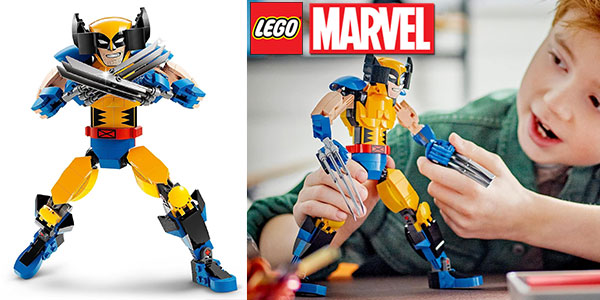 Chollo Figura articulada Wolverine de LEGO Marvel de 22 cm por sólo 23,50€ (-38%)