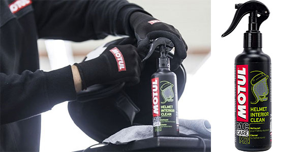 Chollo Limpiador Motul M2 para el interior del casco de 250 ml por sólo 6,66€ (-43%)