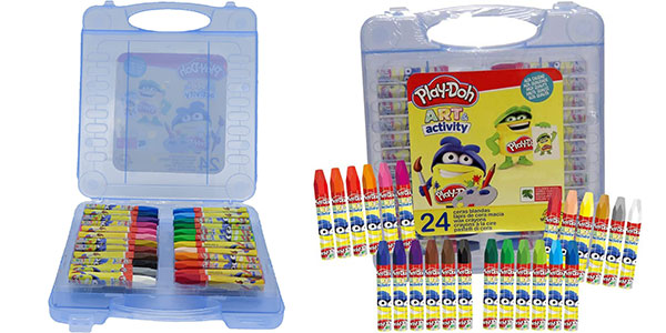 Chollo Pack de 24 ceras blandas Play-Doh Art & Activity por sólo 4,89€ (-30%)