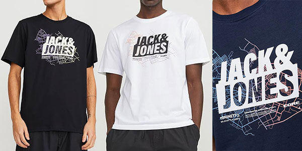 Chollo Camiseta Jack & Jones Jcomap Logo para hombre por sólo 10,49€ (-30%)