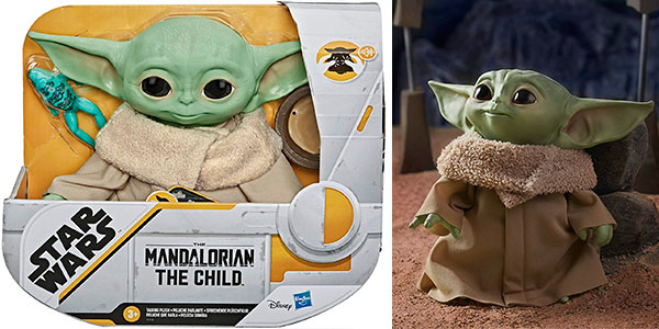 Chollo Peluche Baby Yoda (The Mandalorian) de 19 cm con sonido por sólo 12,86€ (-65%)