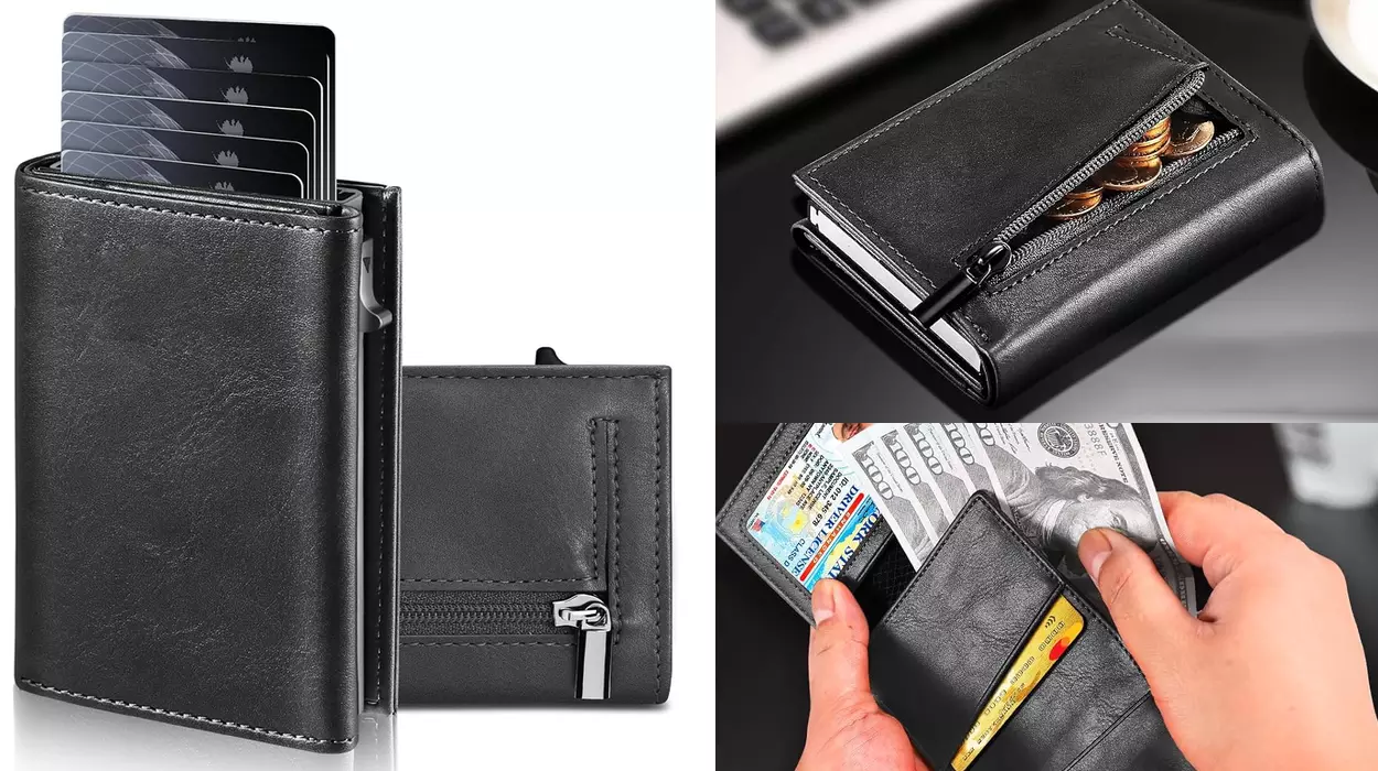 Aprovecha este CUPONAZO de Amazon para CASI ROBAR la cartera que lo tiene todo: monedero, billetero, tarjetero y protección RFID