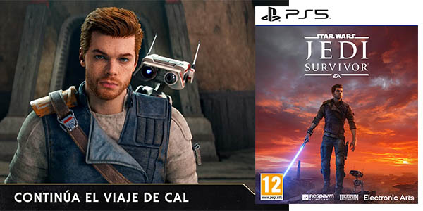 Chollo Videojuego Star Wars Jedi: Survivor para PS5 por solo 35,09€ con envío gratis (56% de descuento)