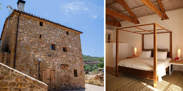 Casas de piedra y madera en plena naturaleza para parar el tiempo y olvidarse de todo