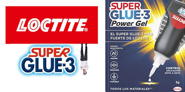 Chollo Pegamento Loctite Super Glue-3 Power Gel por sólo 4,29€ (-52%)