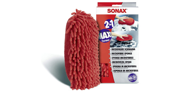 Chollo Esponja de microfibras maxi Sonax para el automóvil por sólo 7,63€ (50% de descuento)