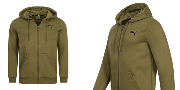 Chollo Sudadera PUMA Essential Full Zip por sólo 19,99€ (-60%)