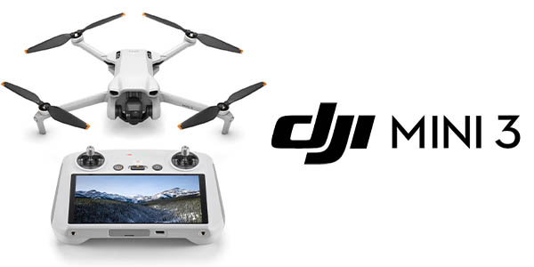 Chollo DJI Mini 3 dron con cámara 4K profesional por sólo 499€ por tiempo limitado (-21%)