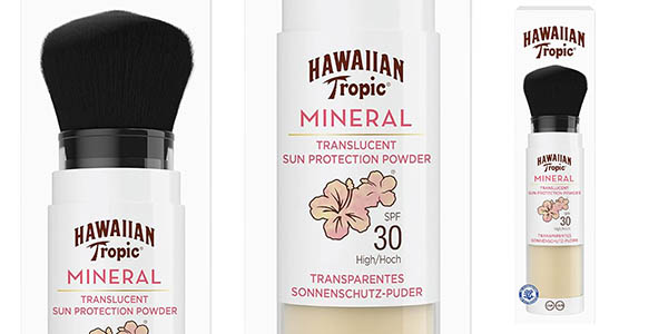 Chollo Brocha de maquillaje Hawaiian Tropic con protección solar SPF 30 por solo 13,59€ (-31%)