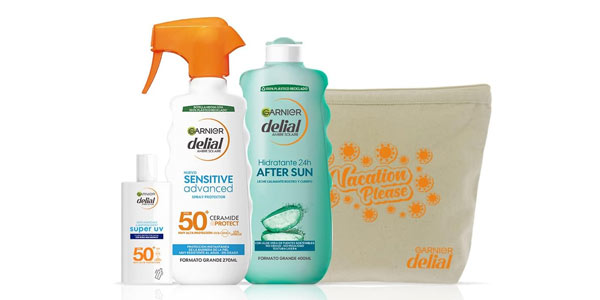 Chollo Pack Verano de Garnier Delial con neceser de regalo por sólo 29,89€ con envío gratis (-11%) ¡Top ventas!