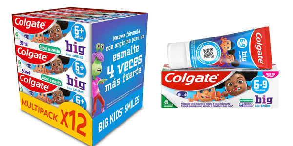 Chollo Pack x12 Tubos de pasta de dientes infantil Colgate de 50 ml por sólo 12€ (-50%) ¡A 1€ cada una!