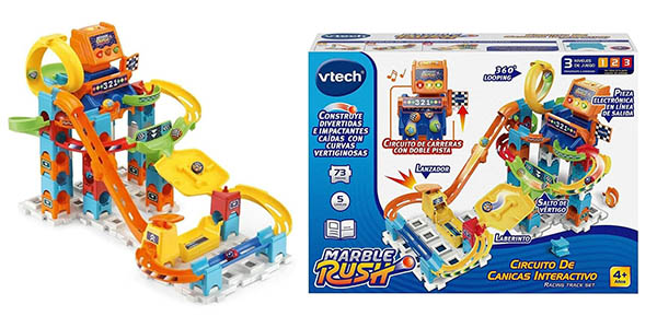 Chollo Circuito de canicas interactivo VTech Marble Rush Racing Track por solo 26,25€ (47% de descuento)