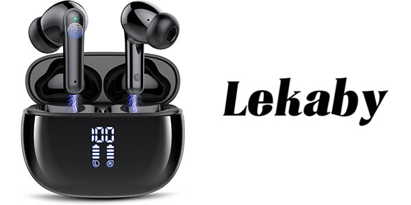 Chollo Auriculares inalámbricos Lekaby S2 con estuche con display de carga por sólo 9,99€ con cupón descuento (-50%)