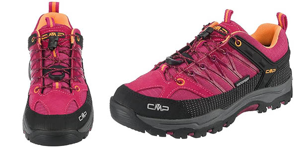 Estas zapatillas de trekking CMP Kids Rigel Low son perfectas para que tus peques se pateen la montaña y tienen un descuento bestial