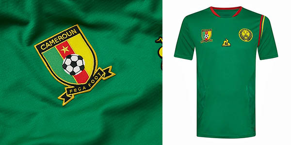 Chollo Camiseta Le Coq Sportif Camerún primera equipación por solo 22,99€ (74% de descuento)