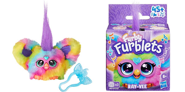 Chollo Miniamigo Furby Furblets Ray-Vee con más de 45 sonidos y frases por sólo 9,71€ (-25%) ¡Top ventas!