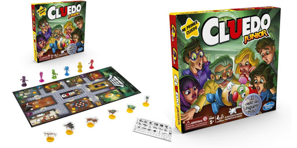 Chollo juego de mesa Cluedo Junior de Hasbro por sólo 13,99€ (50%)