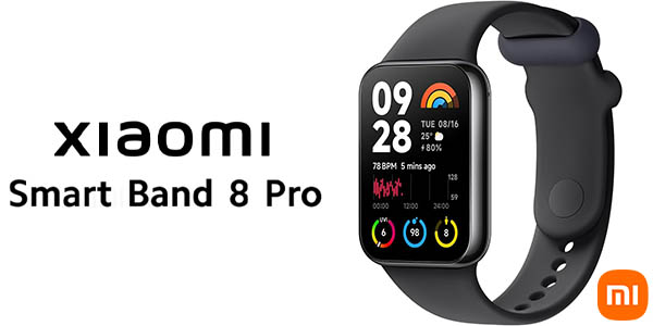 Chollo Xiaomi Smart Band 8 Pro con pantalla AMOLED de 1,74″ por sólo 57,02€ con envío gratis (-19%)