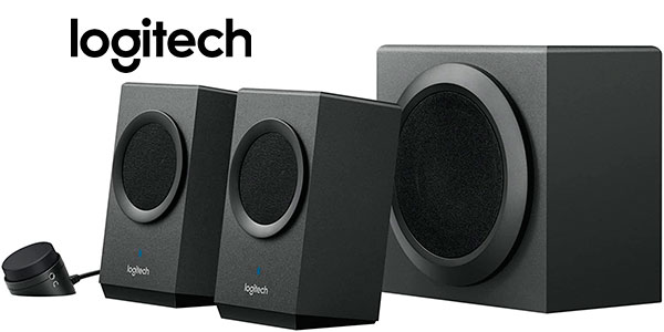 Chollo Altavoces Logitech Z333 2.1 de 80 W por sólo 37,18€ con envío gratis (-40%)